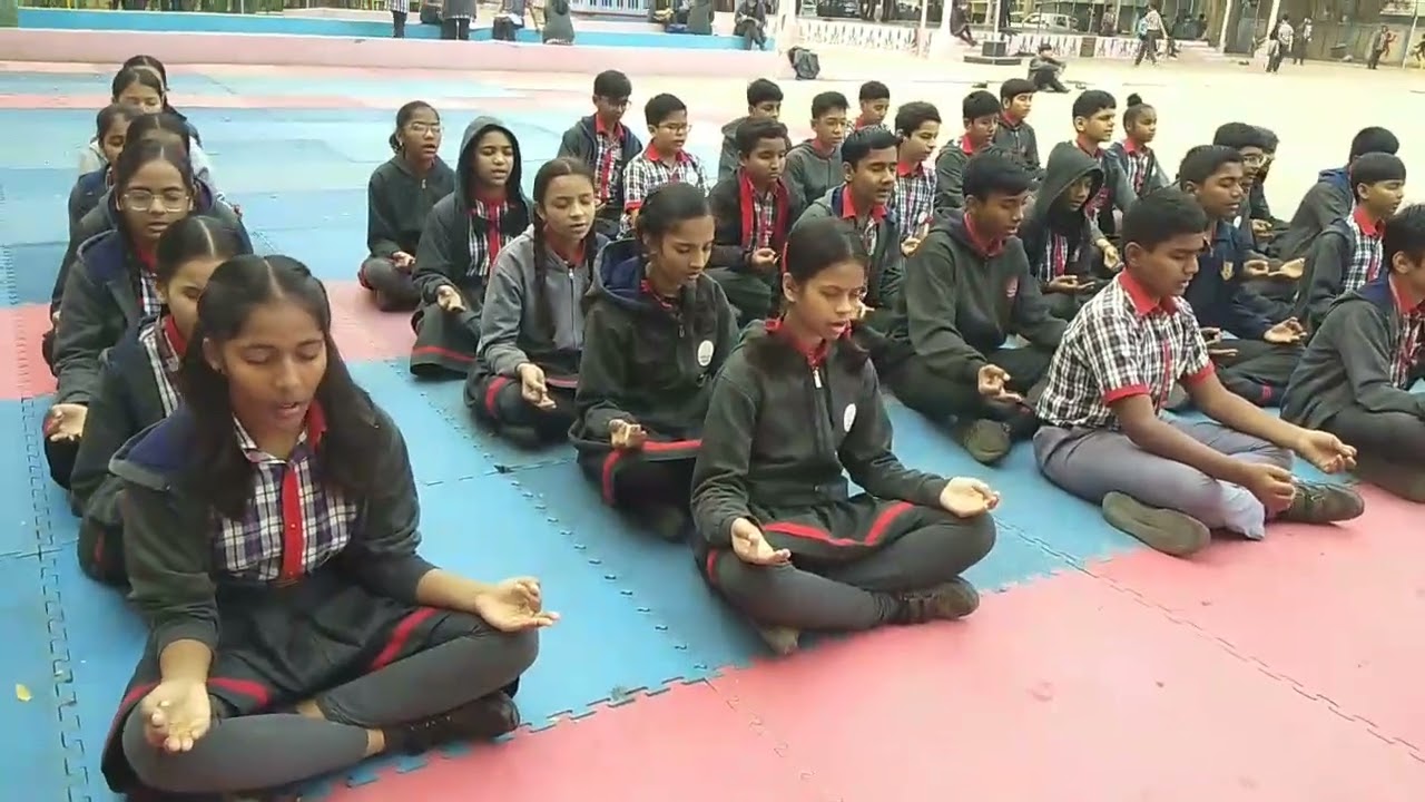  🌅📖KVS Student Yoga Session: Understanding Meditation with Yog Teacher Viral Prajapati 🕊️🇮🇳