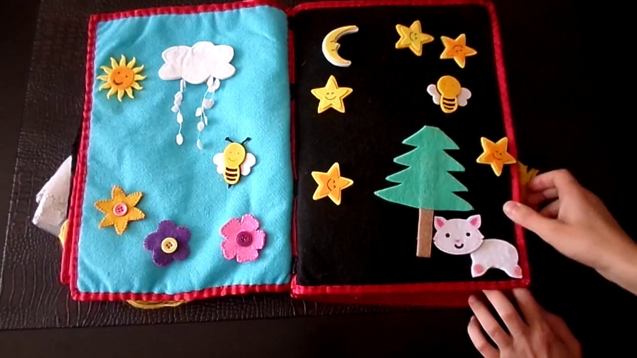 8 - KEÇEDEN ETKİNLİK KİTABI YAPIMI, AKTİVİTE KİTABI, DUYUSAL KİTAP, HANDMADE QUİET BOOK