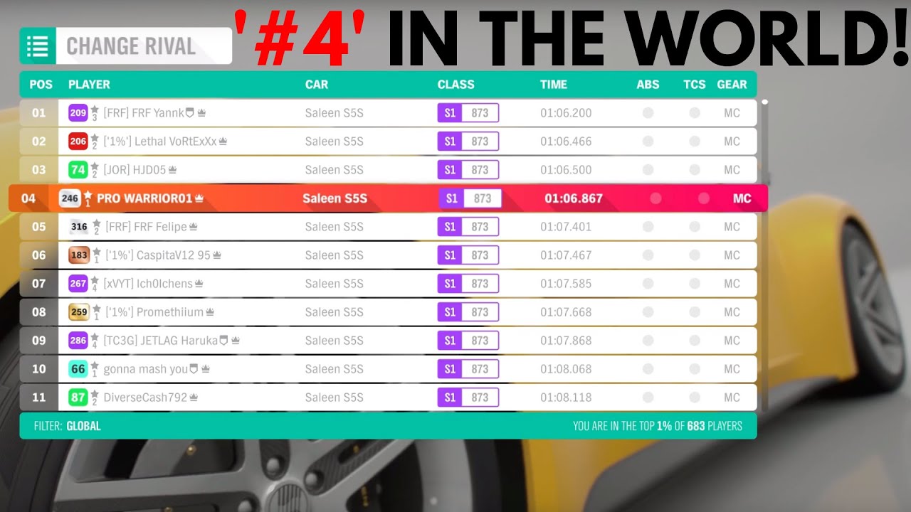 Forza Horizon 4 - Top 5 in the world, on the Moorland Super Circuit!