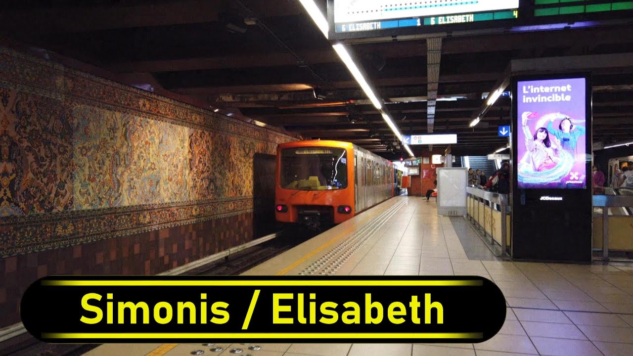 Metro Premetro Station Simonis / Elisabeth - Brussels 🇧🇪 - Walkthrough 🚶