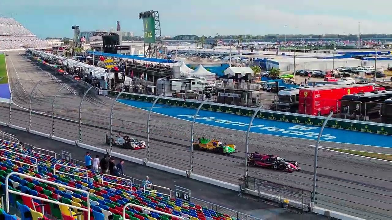 2026 Rolex 24 at Daytona race morning after fog