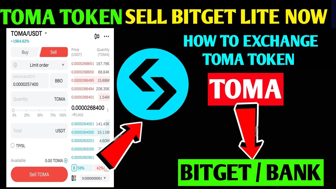 How to sell $TOMA on Bitget | How to sell Tomarket tokens on Bitget | Tomarket Withdrawal Process