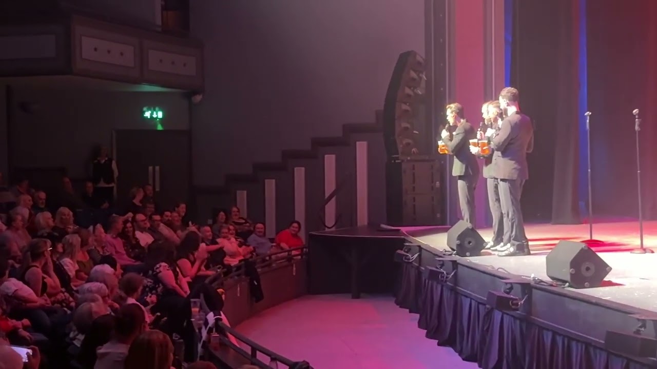 15 - The Overtones (Celebration greetings & Drinks provided by loyal fan) Rhyl Pavilion 26.4.25