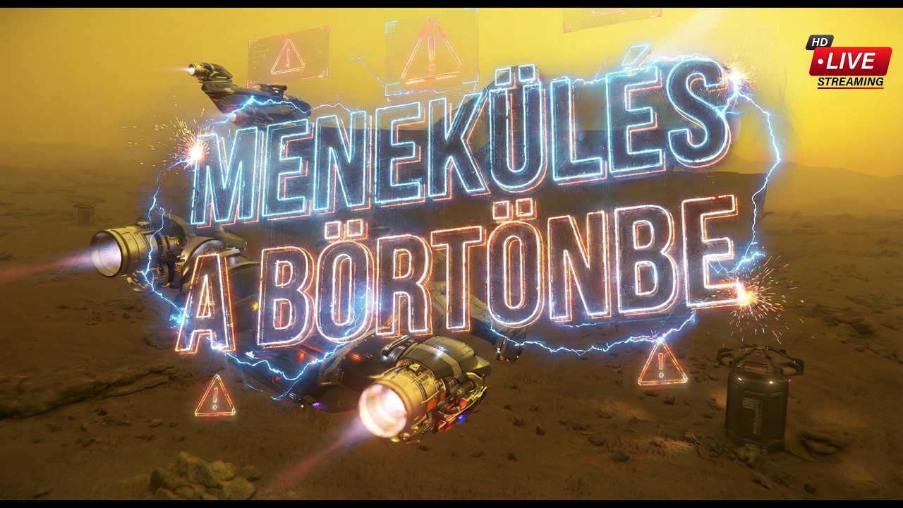 STAR CITIZEN -  Menekülés a börtönbe! | #tobiieyetracker5 #starcitizen #magyar #freefly