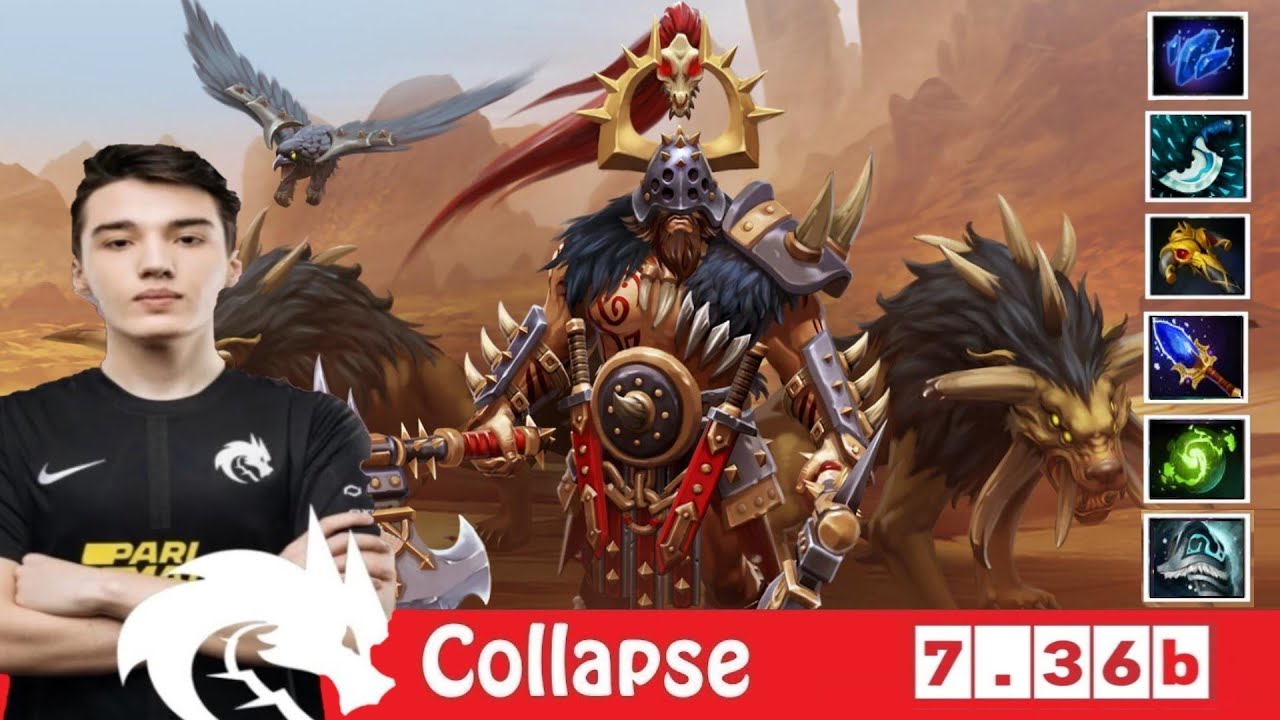 [DOTA 2] TSpirit.Collapse the BEASTMASTER [OFFLANE] [7.36b]