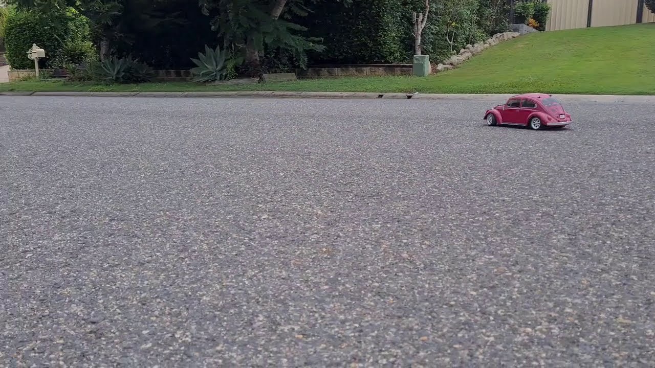 Volkswagen Beetle, 1971, (1966, Tamiya M-06 Chassis), 1/10 electric RC.