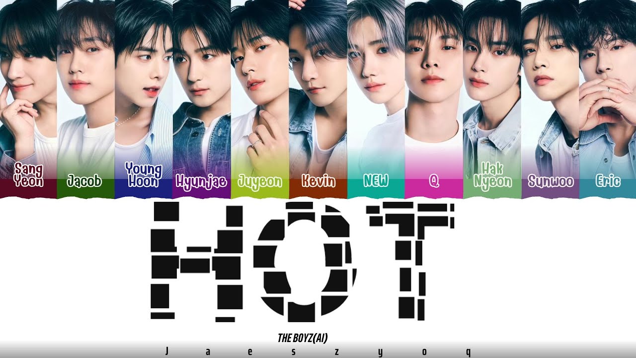 [AI COVER] THE BOYZ- 'HOT' Lyrics 가사 | ORIGINAL BY LE SSERAFIM