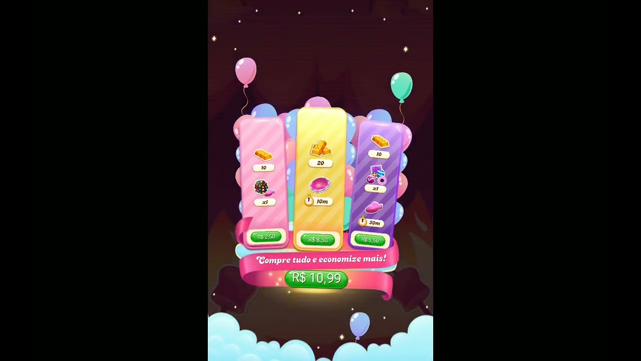Jogando Candy crush saga