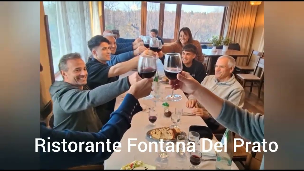 Italian Birthday Party With Real Homemade Food Ristorante Fontana Del Prato Cori Lazio Italy 