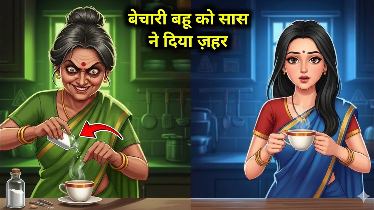 Bechari Bahu Ko Saas Ne Diya Zeher | Zaalim Saas Bechari Bahu | Hindi Story