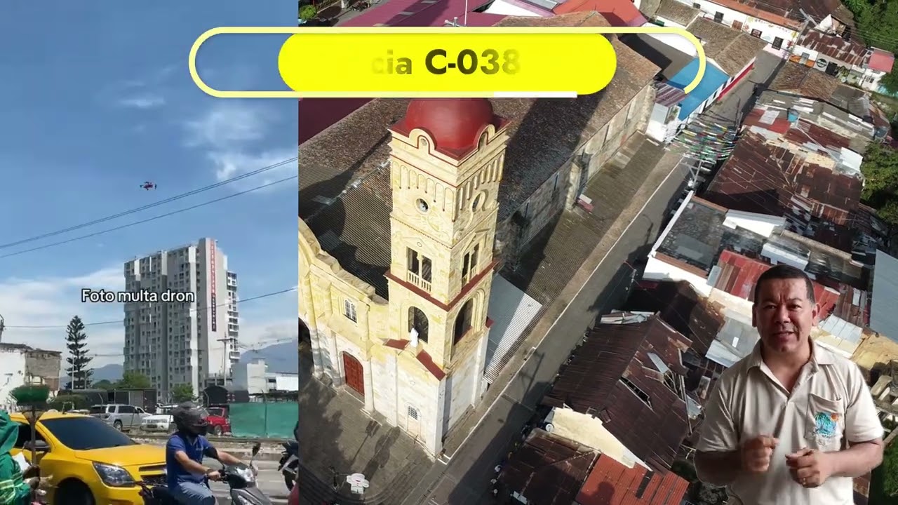 Foto multas con Drones 2025