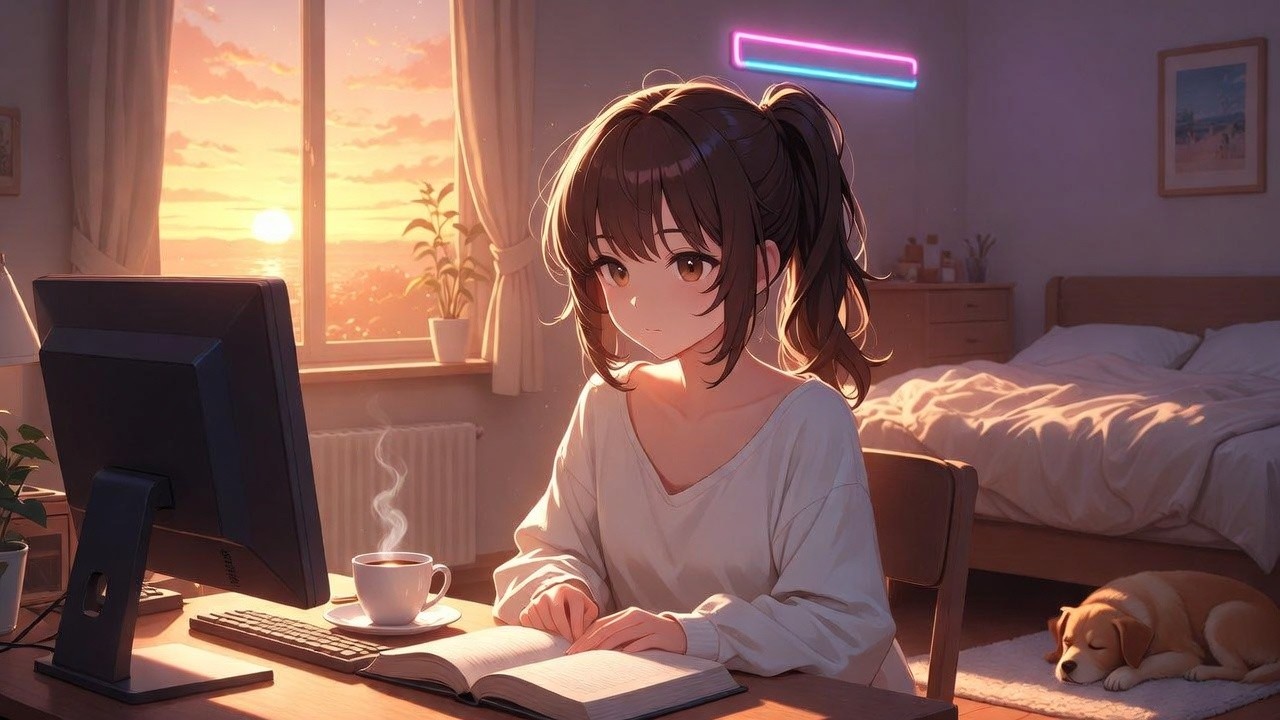 Morning Focus 🌅✨ | Soft Sunrise Lofi for Deep Productivity