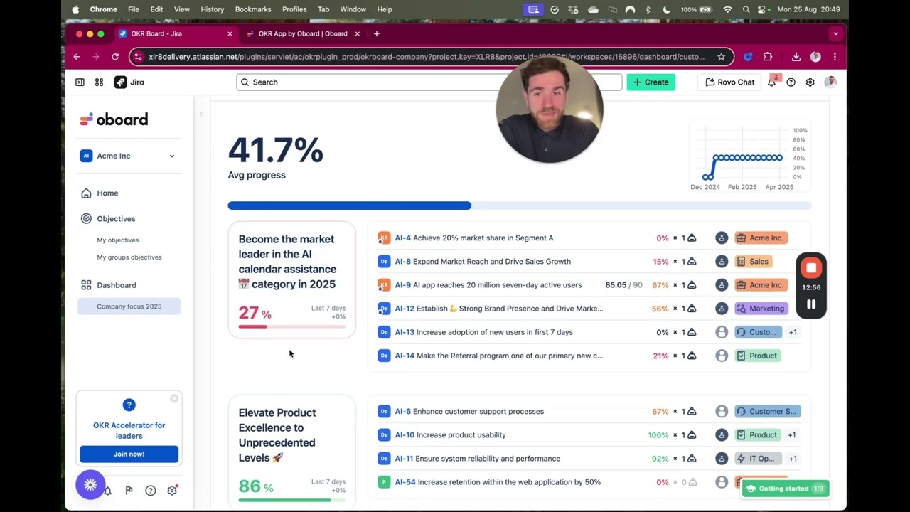 Oboard OKR Board: The OKR Tool Connecting Strategy to Execution