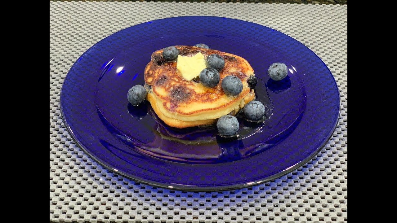 Almond Flour Blueberry Pancakes  🥞🥞🥞