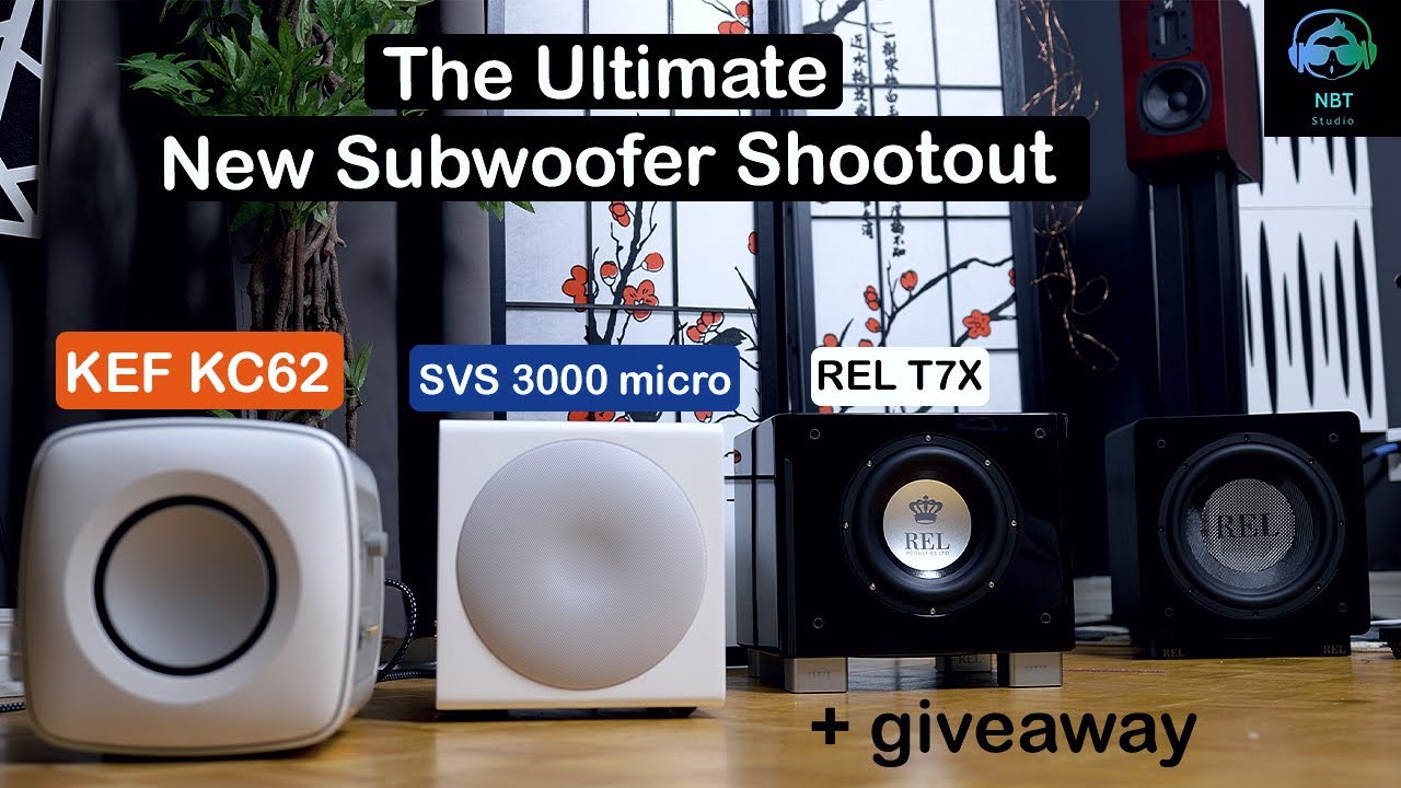 KEF KC62 vs REL T7X vs SVS 3000 micro - The Ultimate Compact Subwoofer Shootout