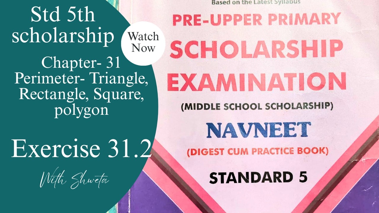 exercise 31.2, math scholarship, class 5, chapter 31 perimeter-triangle, square, rectangle, polygon