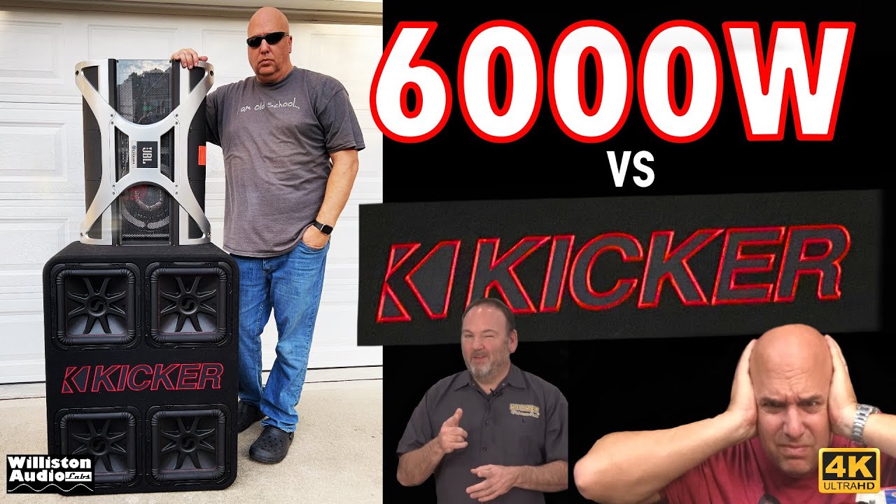 6000 Вт на KICKER Quad Box... Он сдувается? [4K]