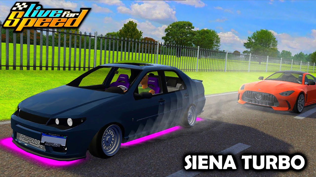 SIENA TURBO com NEON no LFS kkkkkkkkkk | #gaming