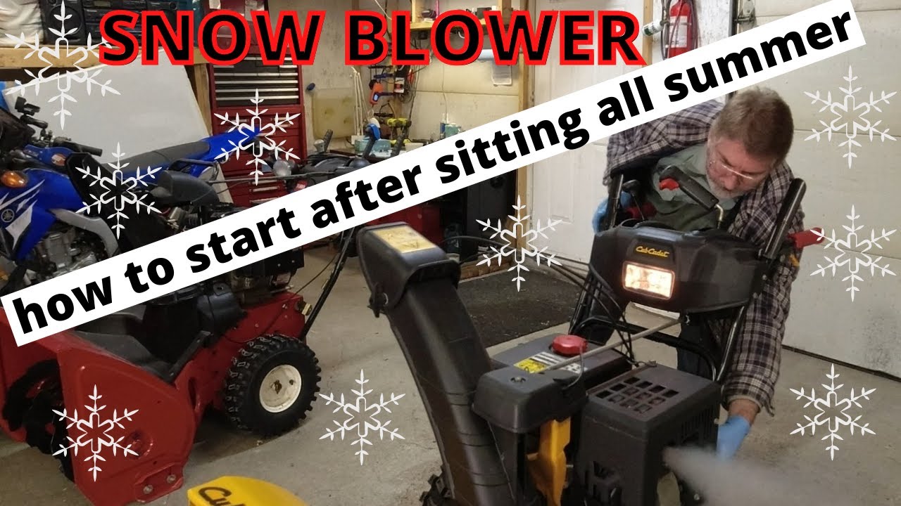 Как запустить снегоочиститель после простоя летом. #ЭкономныйСДжоном