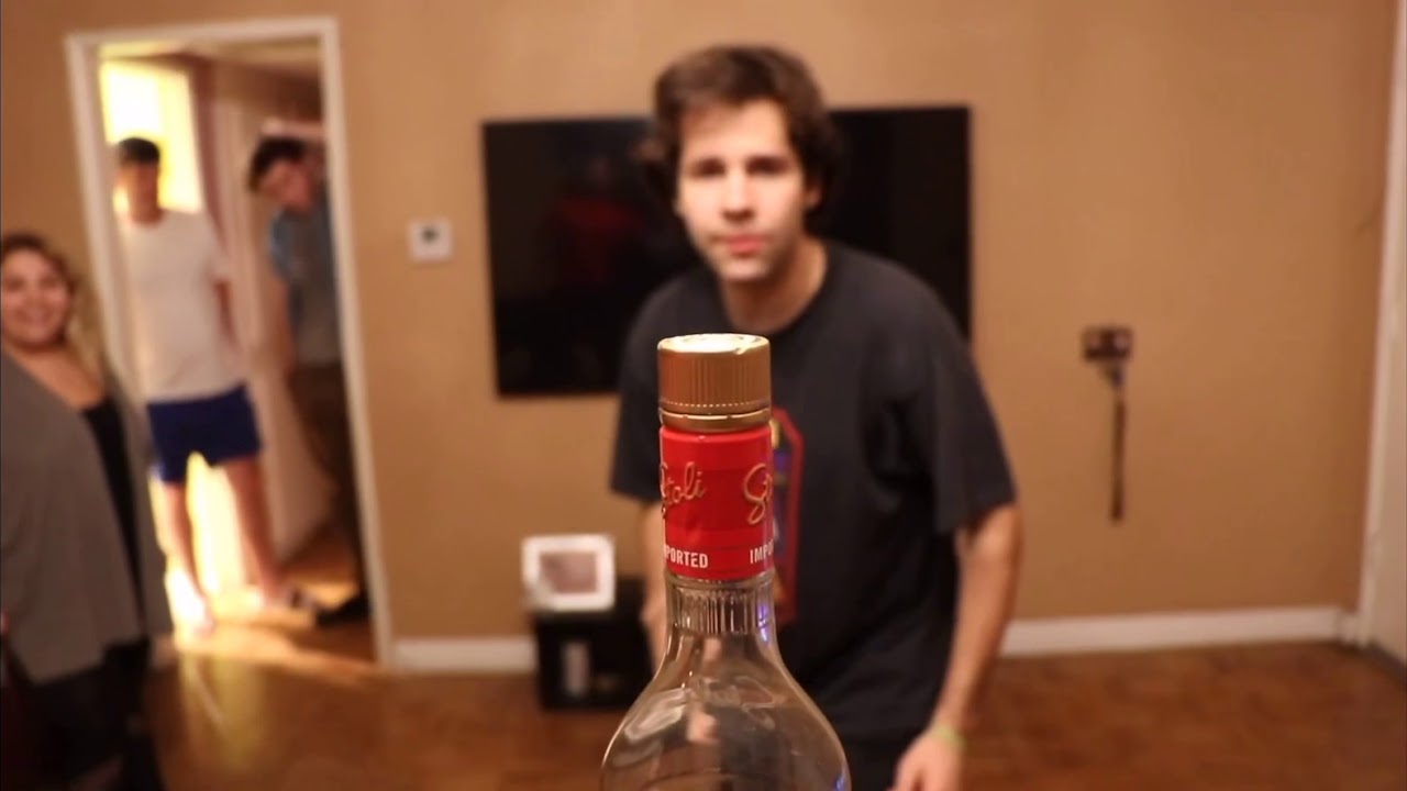 David Dobrik #BOTTLECAP CHALLENGE