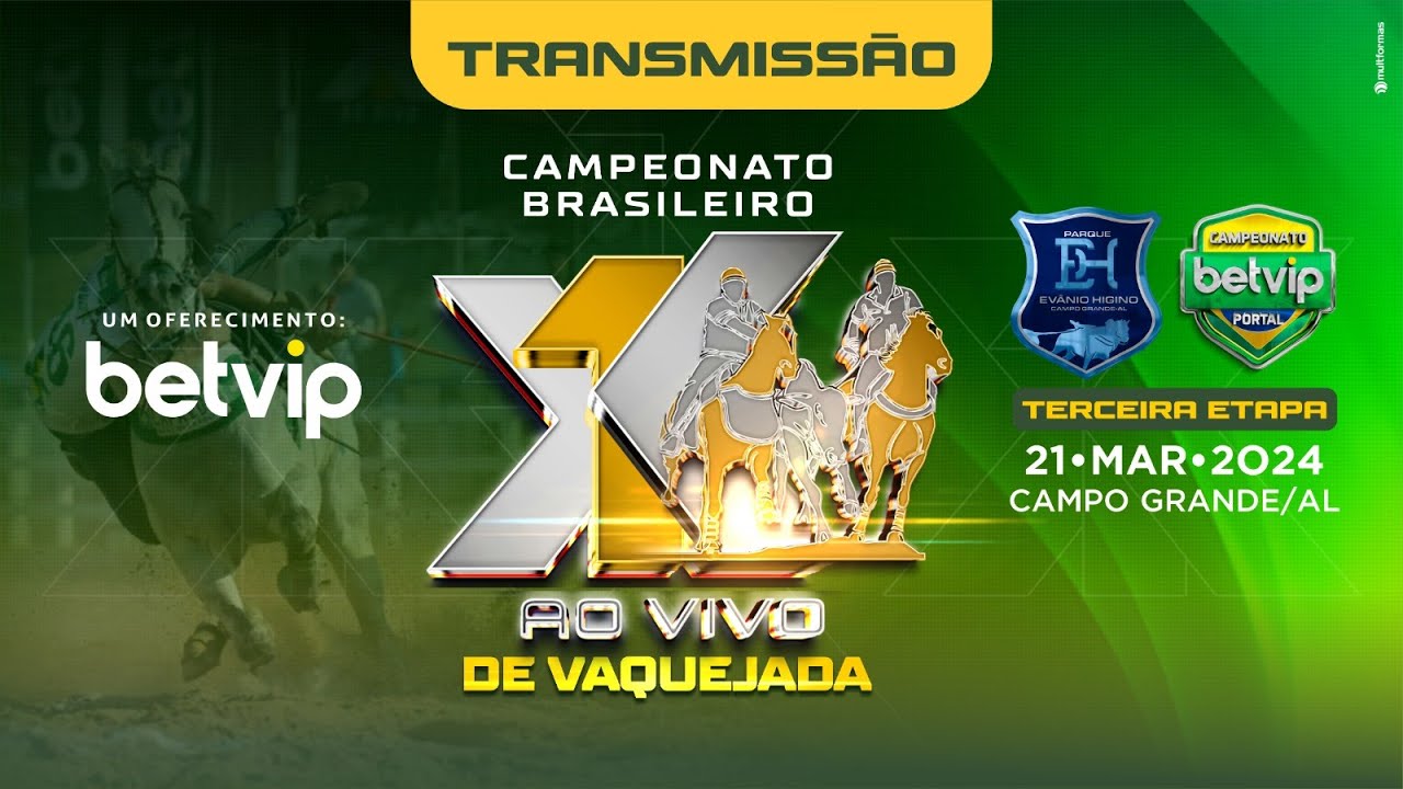 X1 AO VIVO DE VAQUEJADA | TERCEIRA ETAPA | EV&Acirc;NIO HIGINO - CAMPO GRANDE  - AL