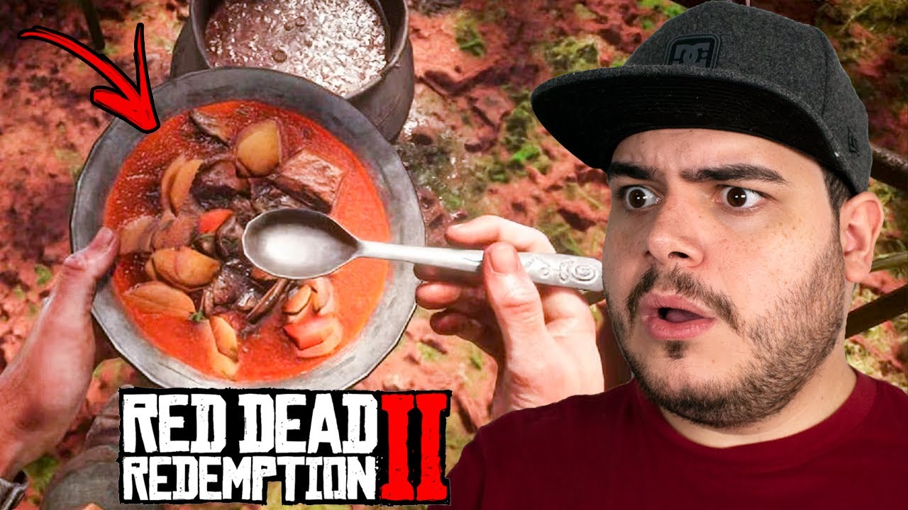 AS COMIDAS EXAGERADAMENTE REALISTAS DE RED DEAD 2