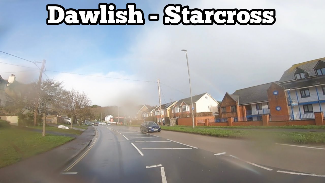 A Matty’s drive with us production 15/01/23 Dawlish - Starcross real time through the rain Devon UK