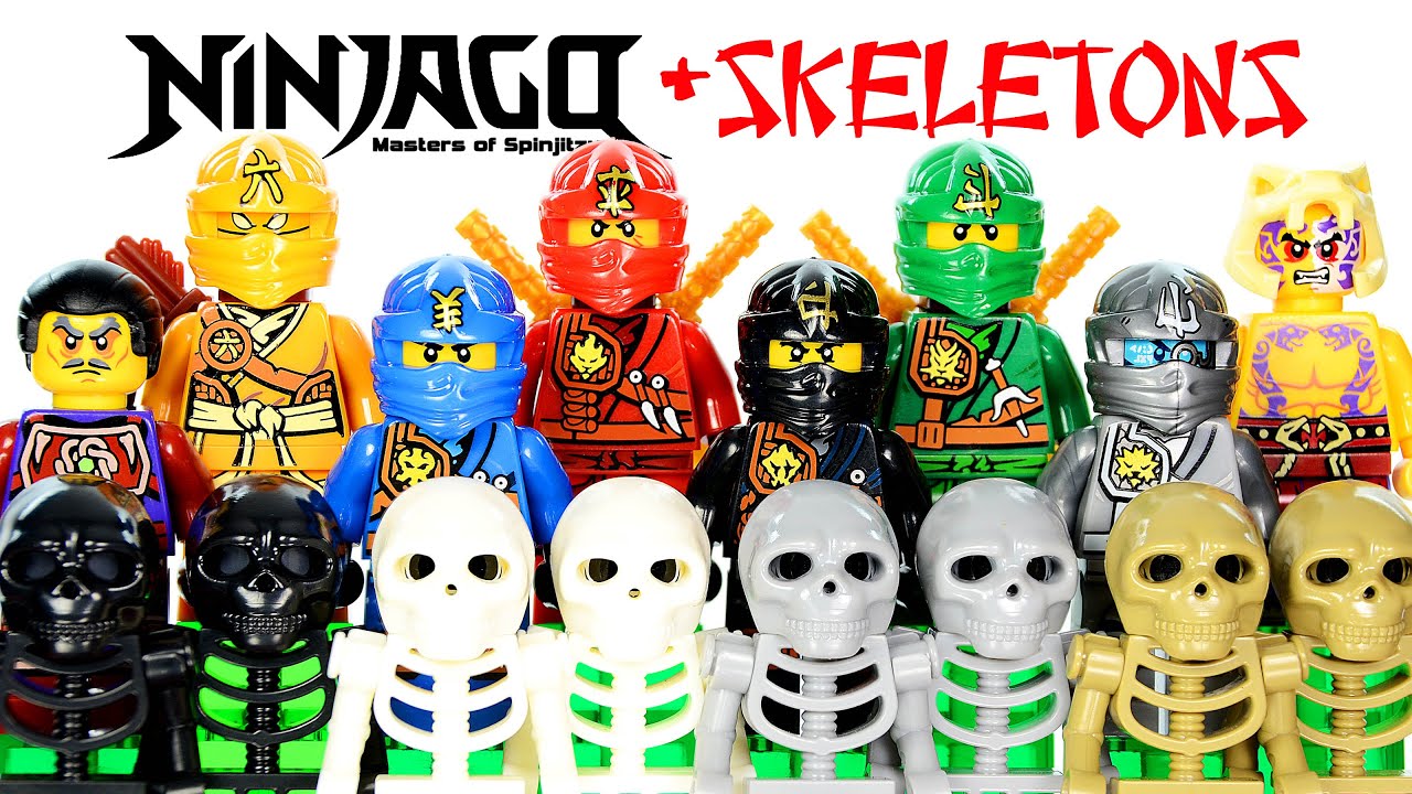 Ninjago Zukin Robes + Skeleton Army LEGO KnockOff Minifigures Set 25 Review
