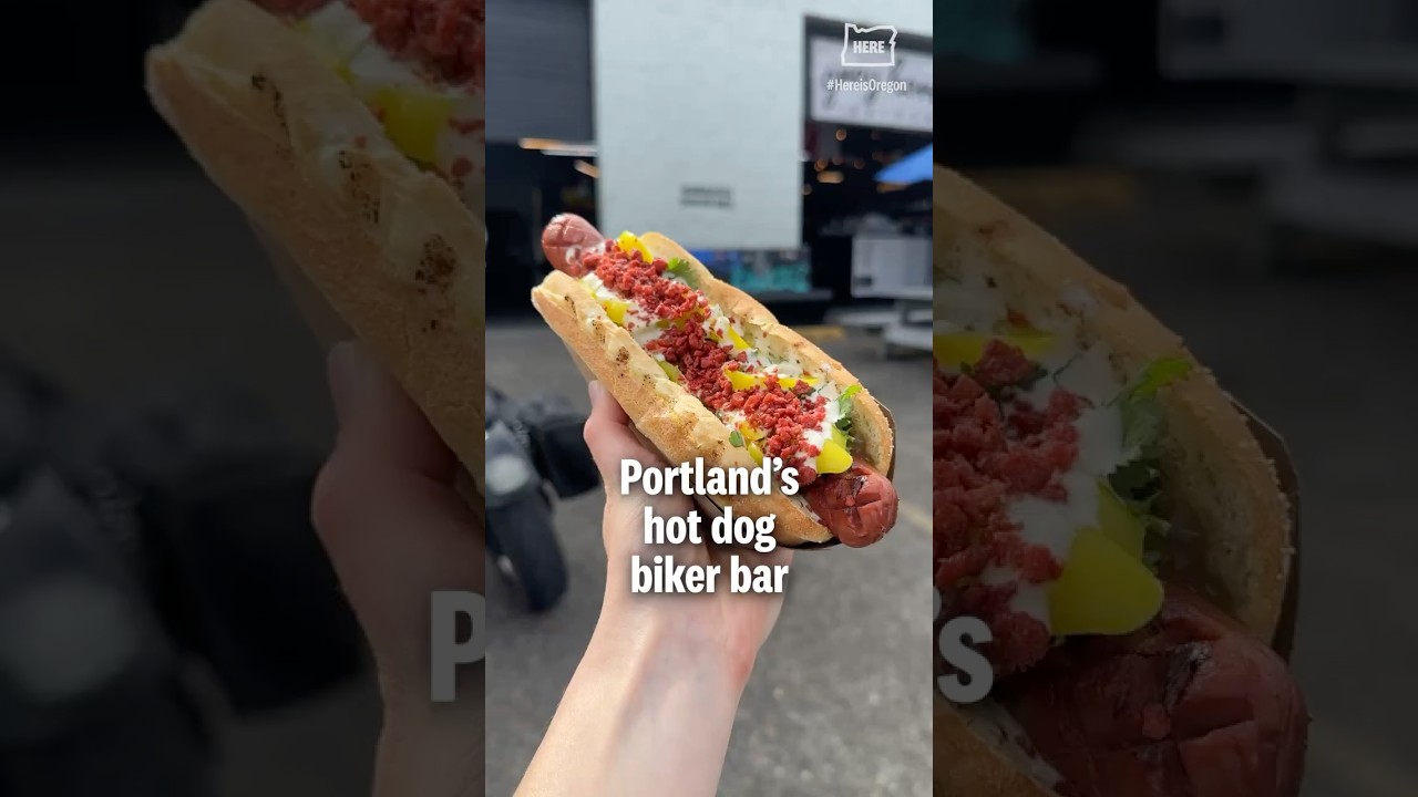 🌭🏍️ Portland's hot dog biker bar #foodie #portlandoregon