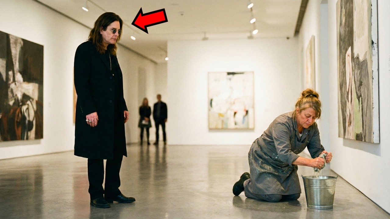 Ozzy Osbourne Froze When He Saw the Gallery Cleaner — She Was the Nurse Who Saved Sharon's Life