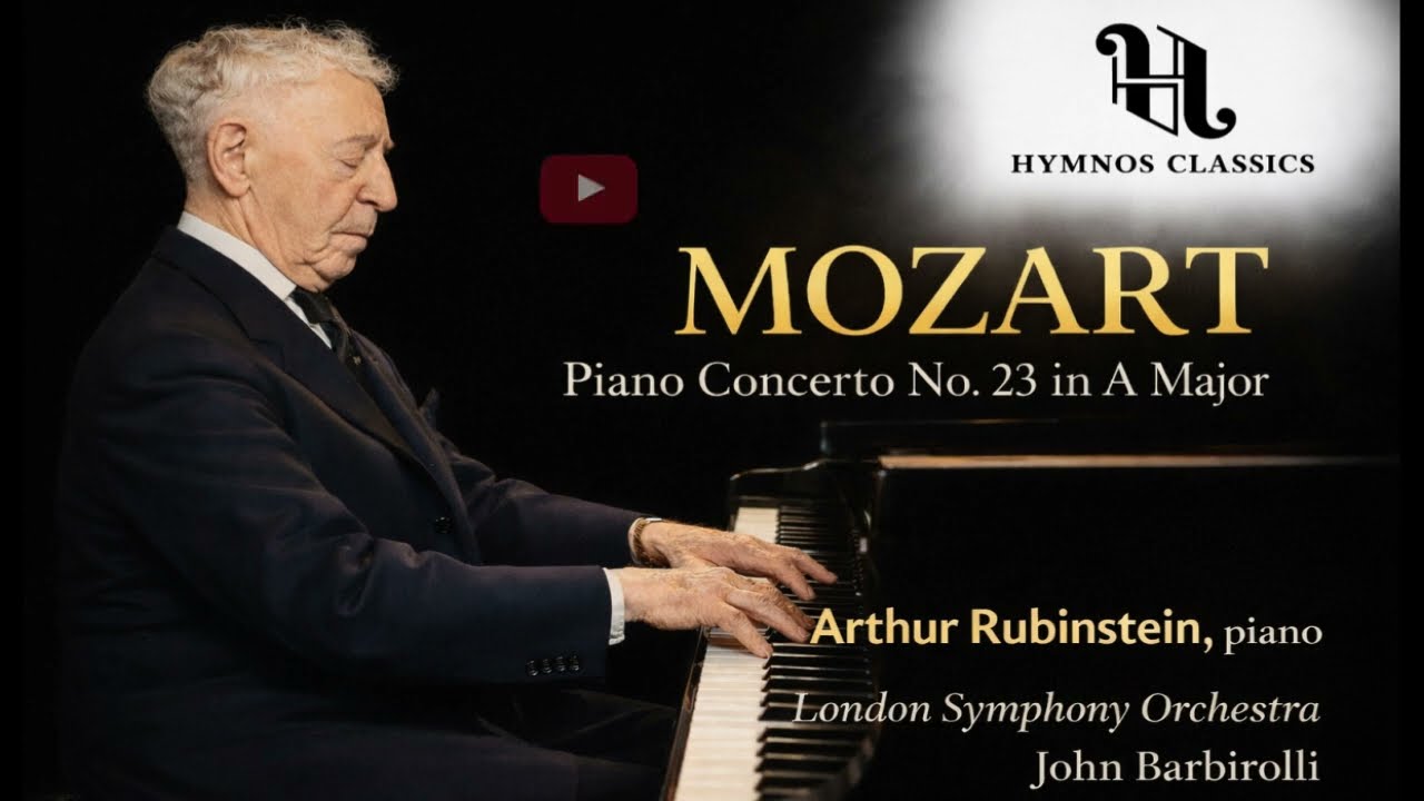 MOZART, Wolfgang Amadeus: Piano Concerto No. 23 in A Major - Rubinstein, London Symphony, Barbirolli