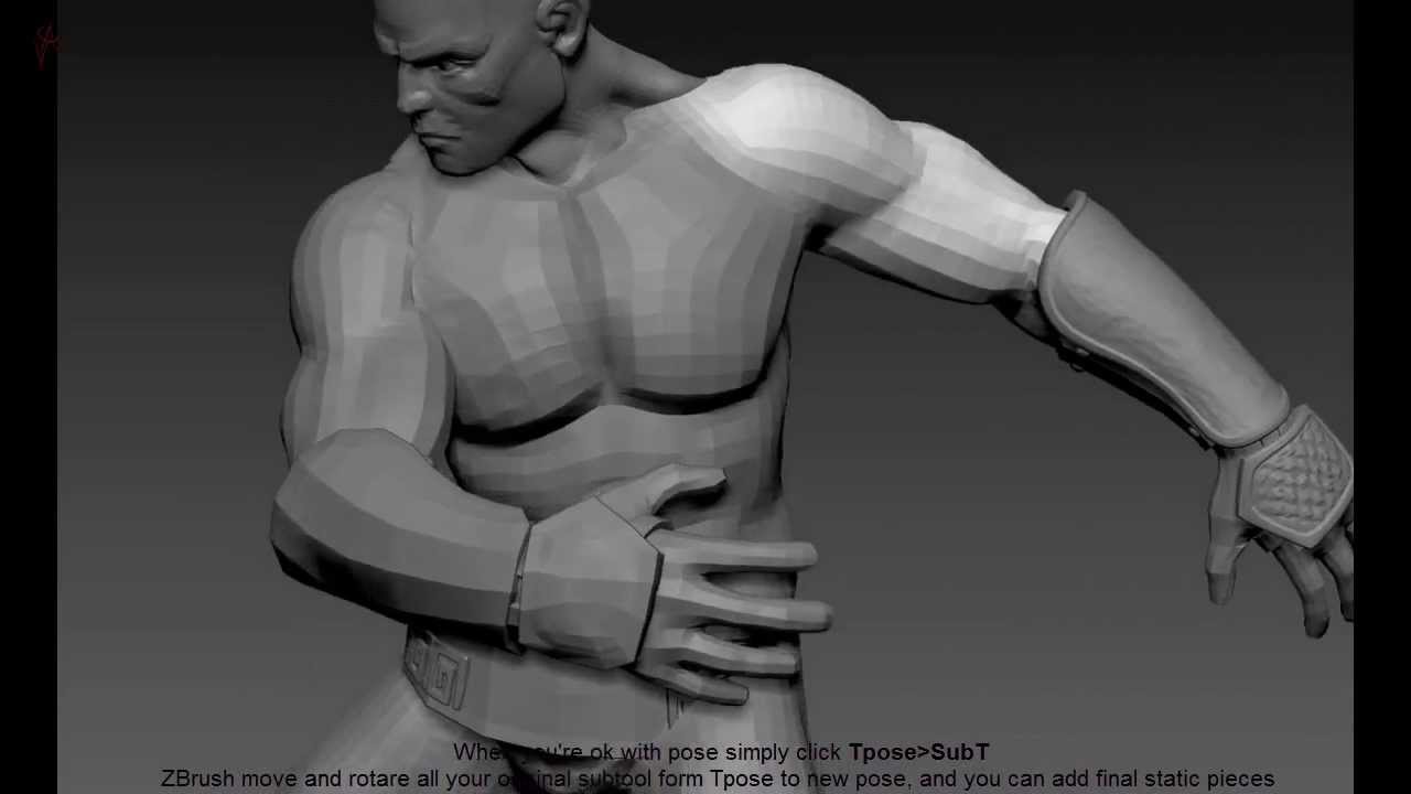 ZBrush Transpose Master Character Posing