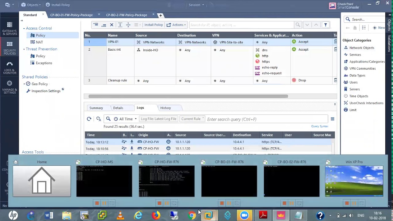 Day 11 Checkpoint Firewall Route Based VPN or DMVPN.