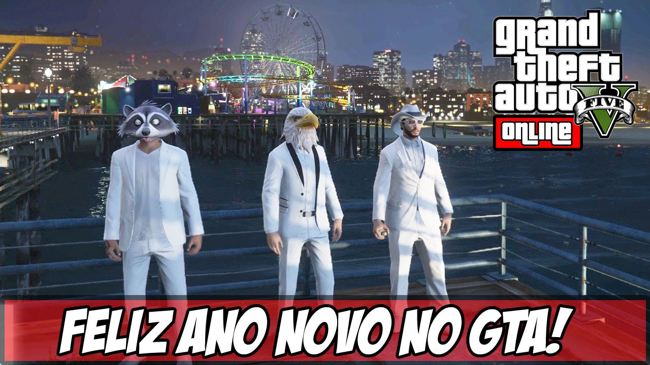 GTA V - Feliz Ano Novo ao Estilo GTA! (Ps4)