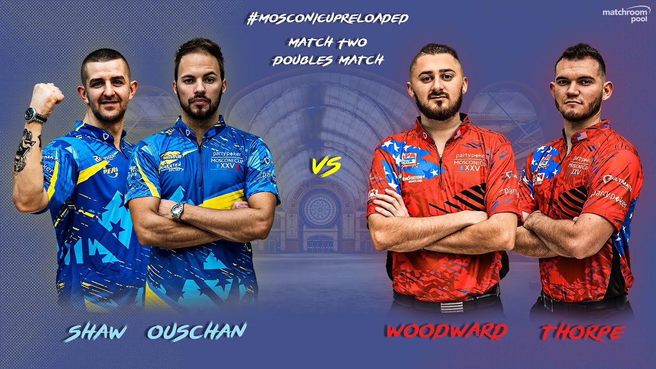 Jayson Shaw/Albin Ouschan vs Skyler Woodward/Billy Thorpe | 2018 Mosconi Cup