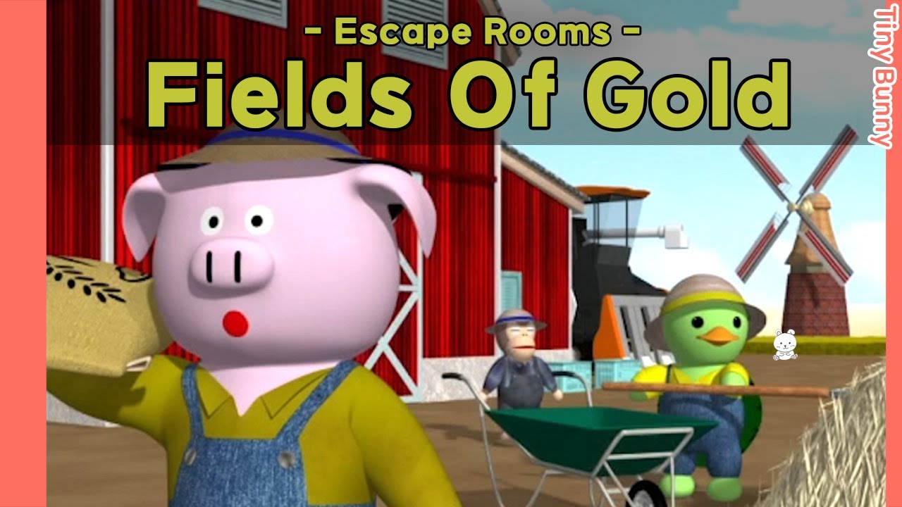 Escape Rooms Fields of Gold Walkthrough (NAKAYUBI) | 脱出ゲーム 攻略