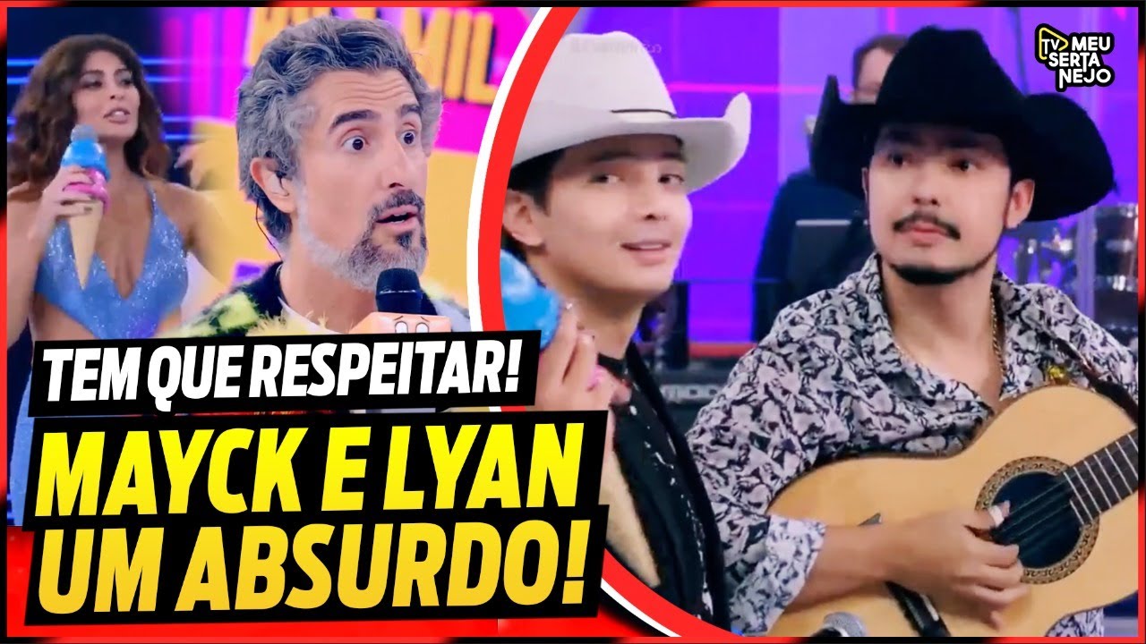 INACREDITÁVEL o que MAYCK e LYAN fizeram na GLOBO!