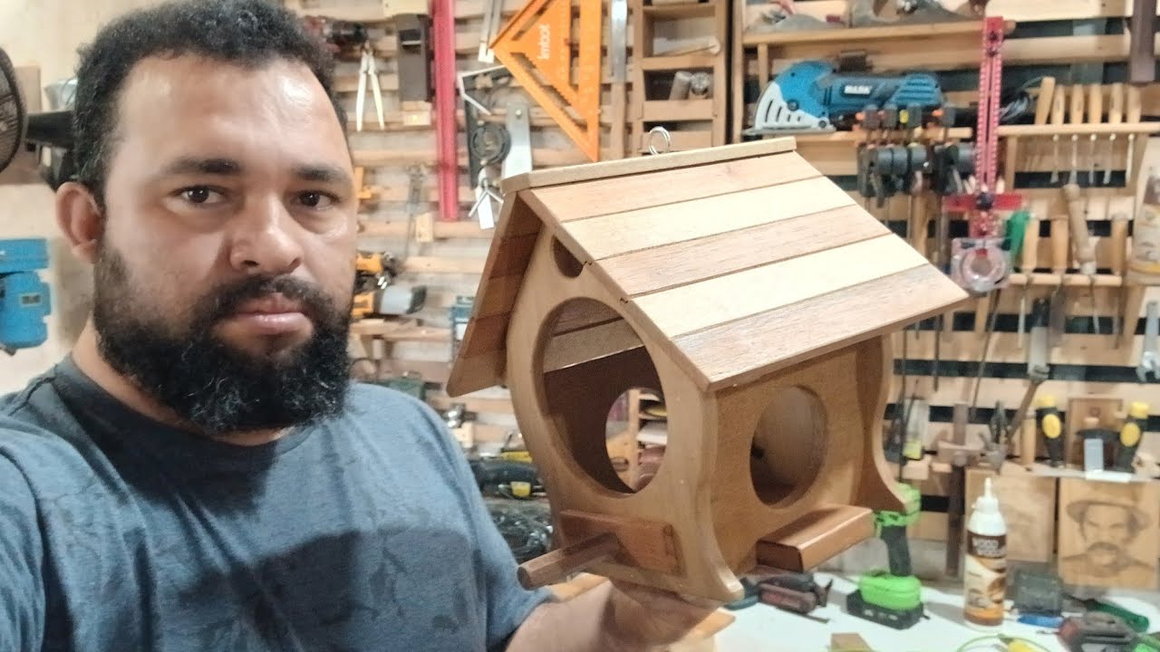 NUNCA Mais Faço Casinha comedouro Passaros de outro Jeito depois depois Dessa BRILHANTE IDEIA 