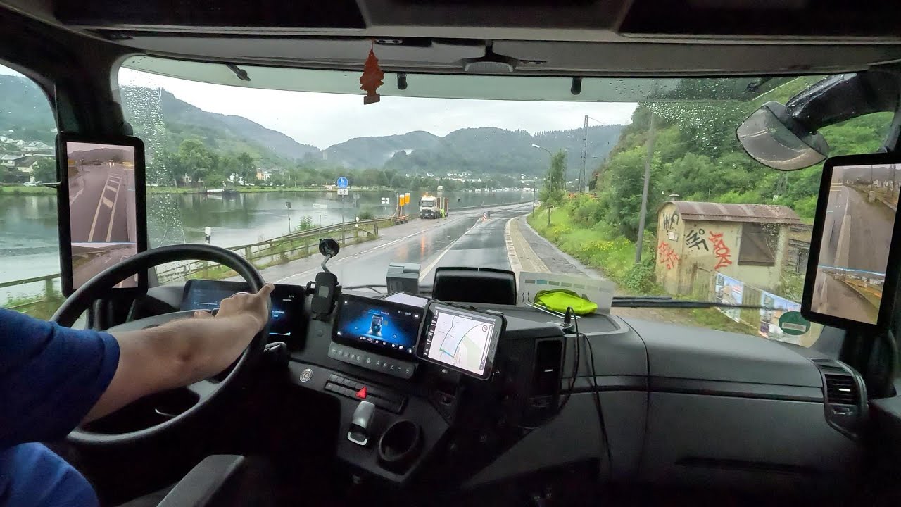 Mercedes Truck Road Landscape,Boppard- Kastellaun- Cochem- Mayen.