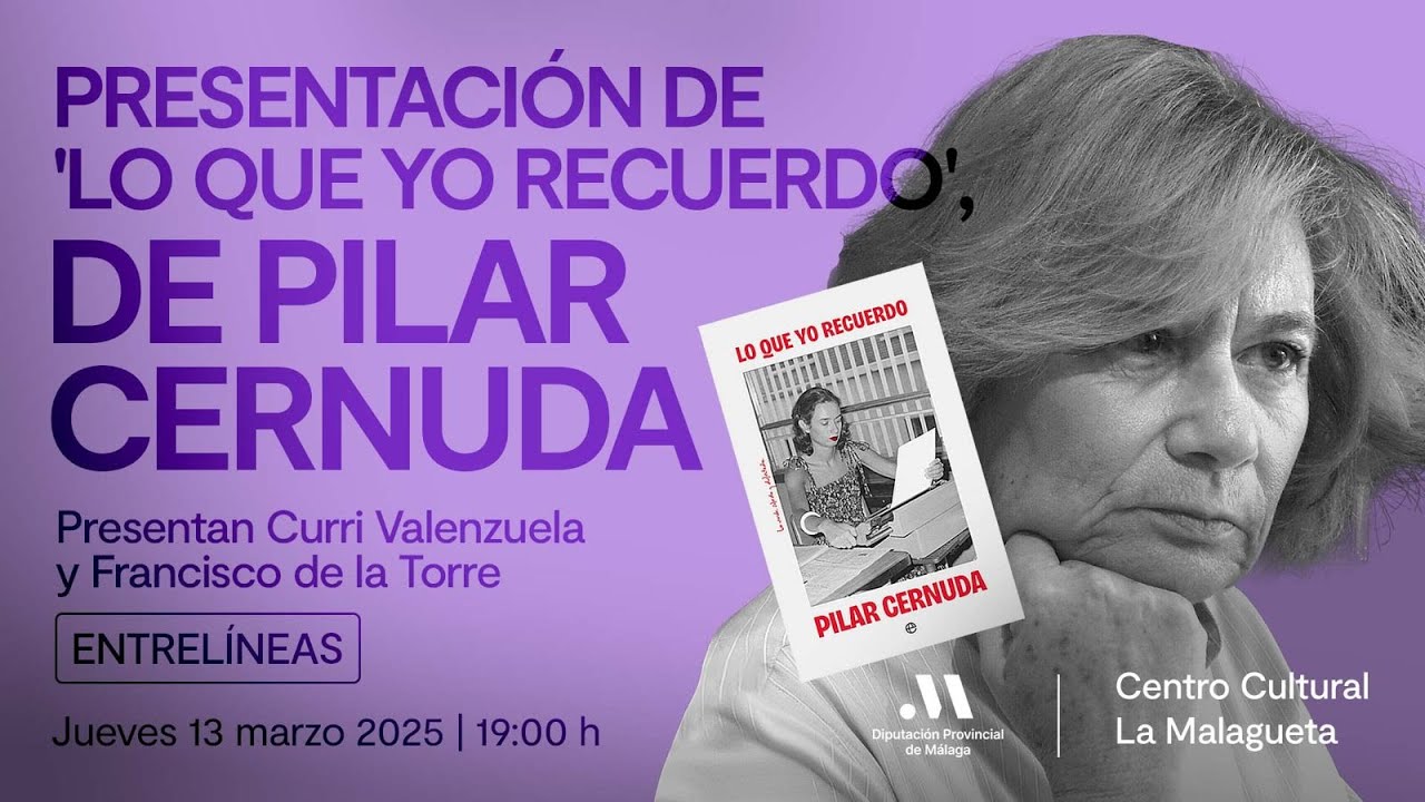 Presentación de 'Lo que yo recuerdo', de Pilar Cernuda. Con Curri Valenzuela y Francisco de la Torre