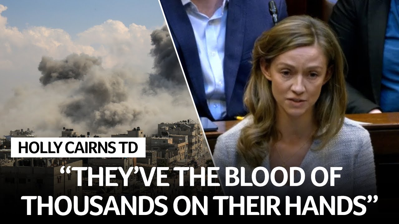 'Over 18,000 people have now been slaughtered in Gaza' - Holly Cairns TD