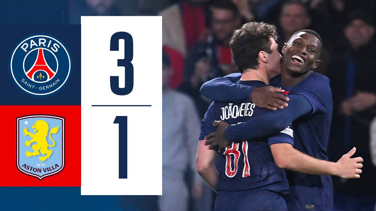 RENVERSANTS ! PARIS PREND LA PREMI&Egrave;RE MANCHE CONTRE ASTON VILLA !