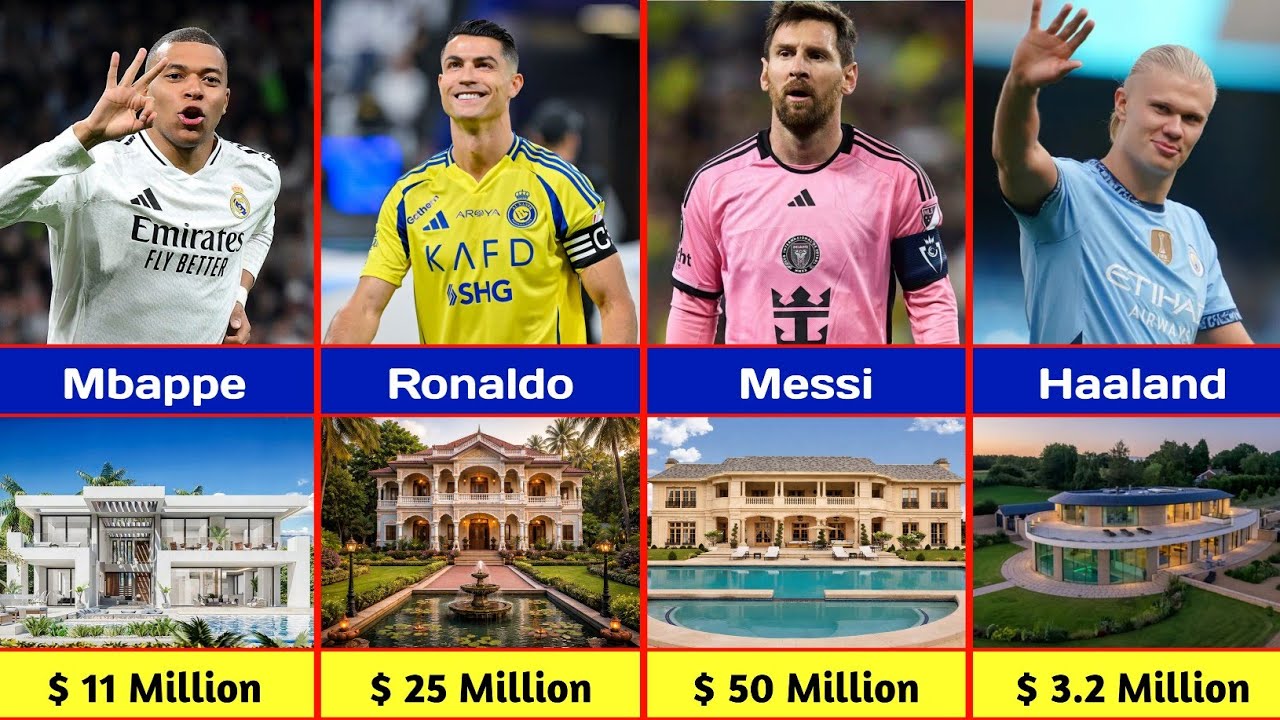 Famous Footballers and Their Luxury Houses 🏠⚽