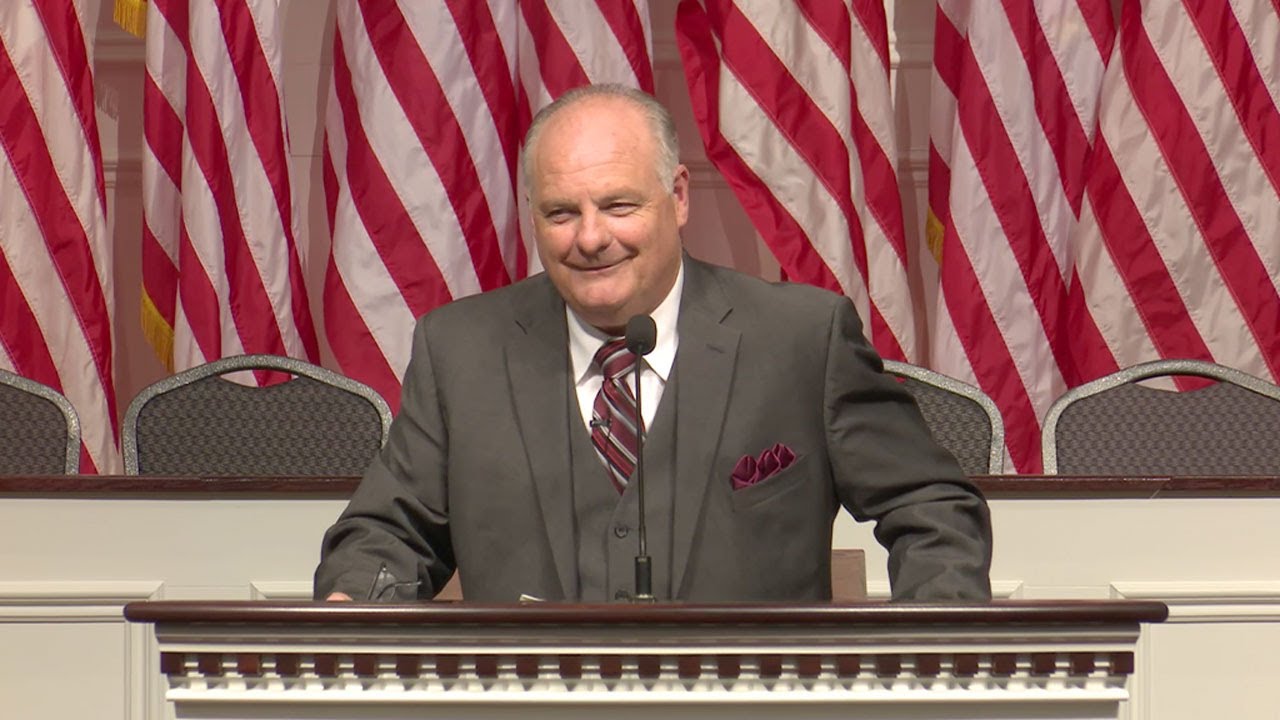 Dr. Joe Arthur preaching 