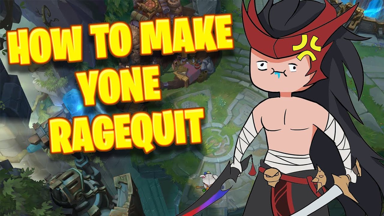 Challenged to Challenger Making Yone Rage Quit