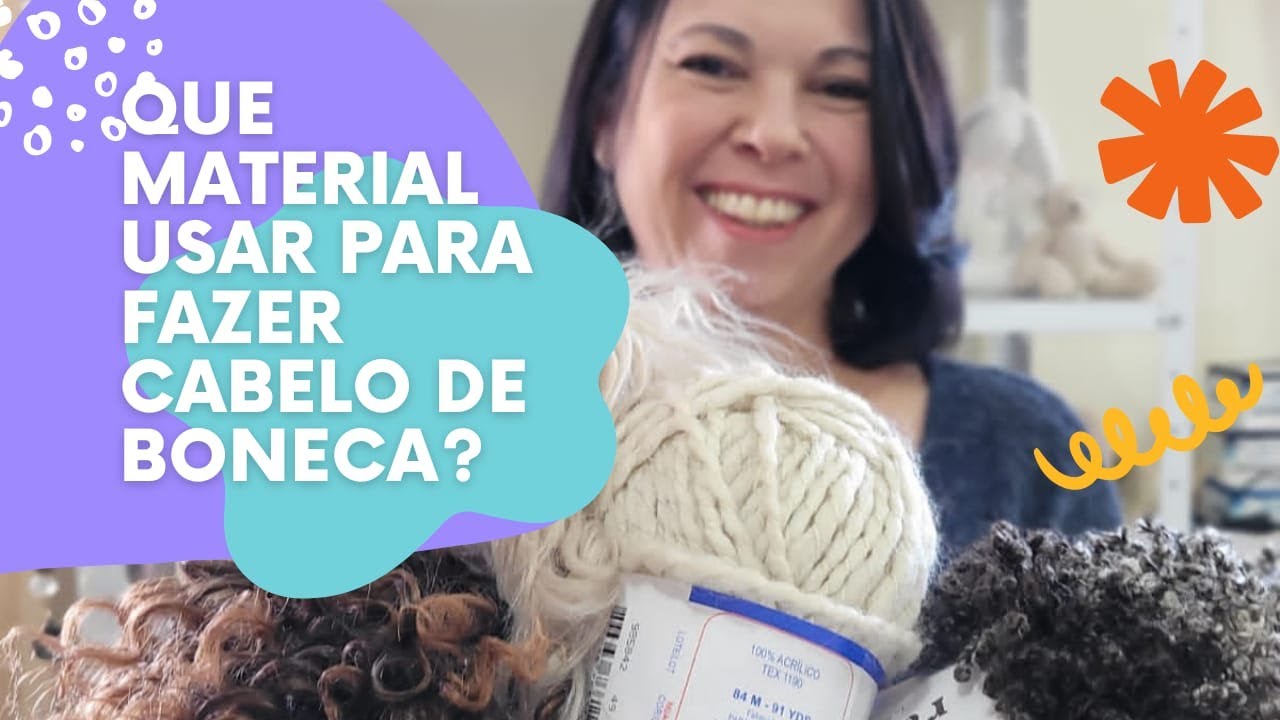 Vamos falar sobre pelúcia pra cabelo de boneca?