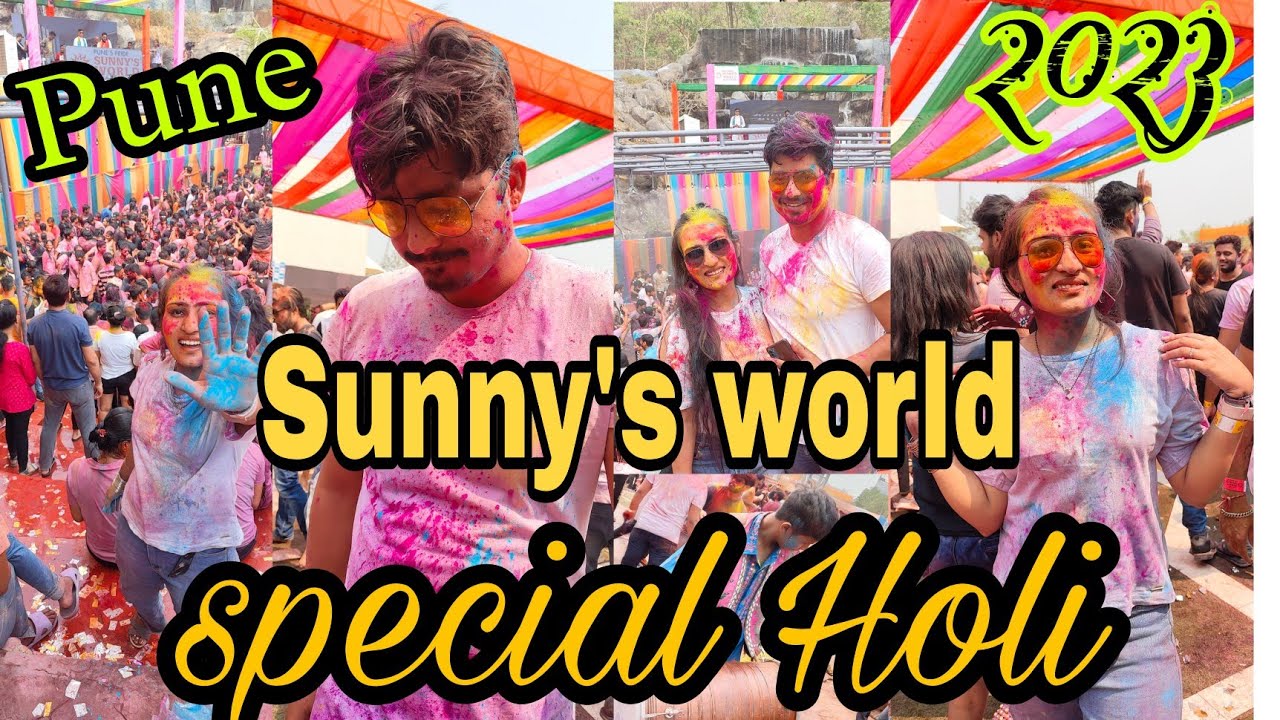 Pune Celebrate Special Holi 2023 !! Sunny's world resort Pune !! #holi #pune #viral #party #treadin