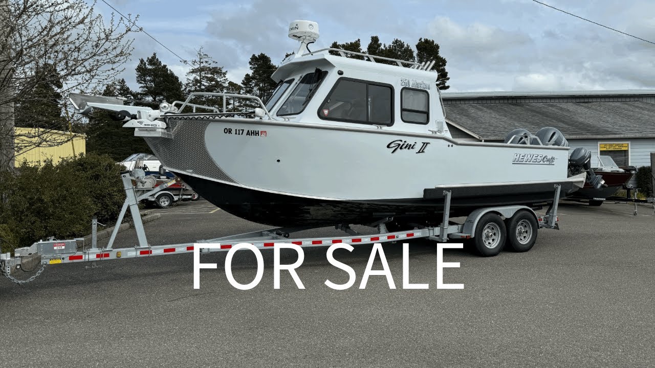 (SOLD) 2021 Hewescraft 250 Alaskan w/ Twin Yamaha 200's and 9.9HP