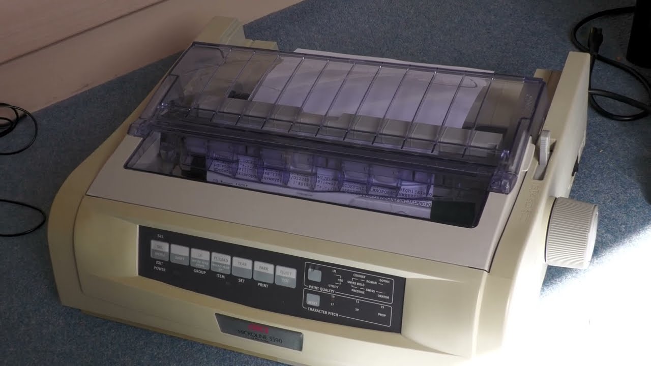 Oki Microline 5590 Demo Page Print