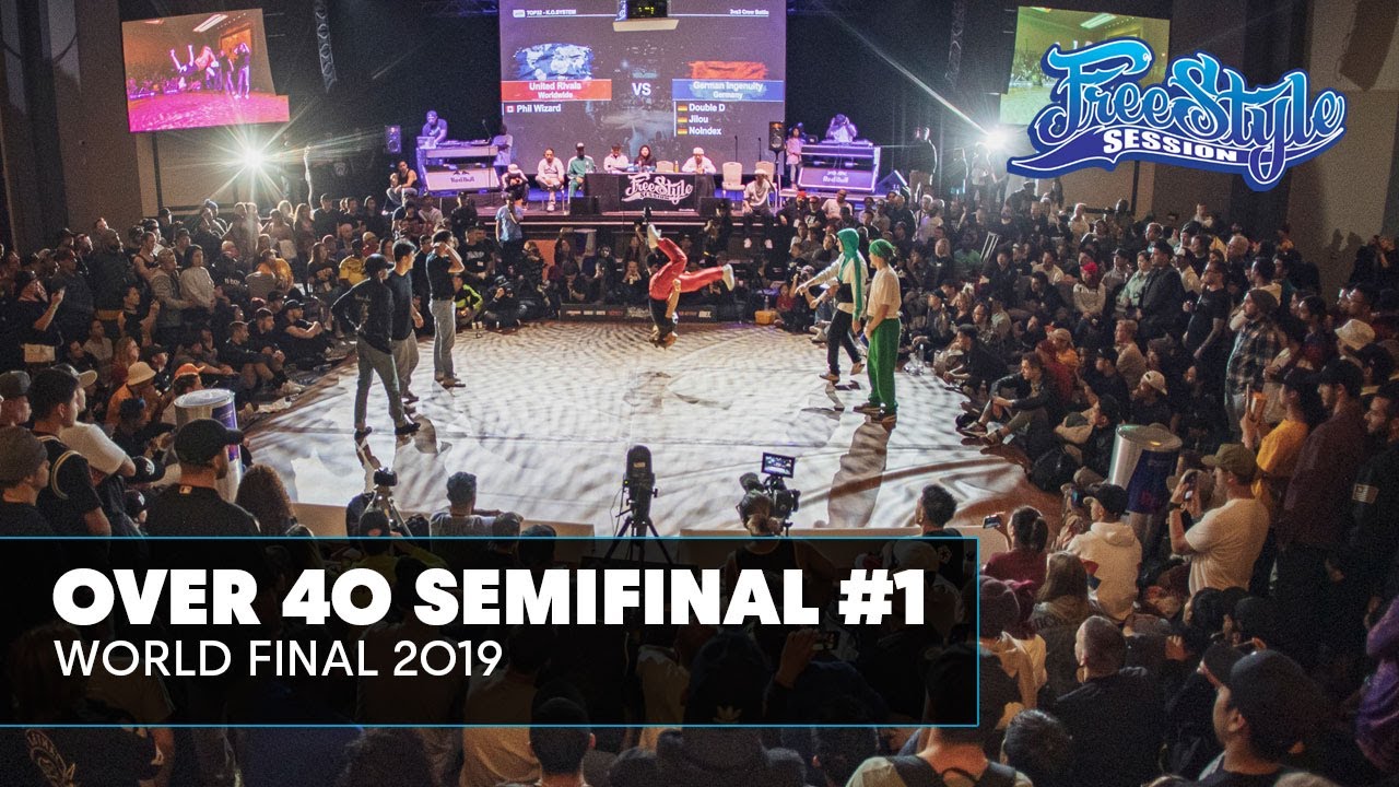 B-Boy KillaMuppet vs. B-Boy Wicket | Over 40 Semifinal #1 | Freestyle Session World Final 2019